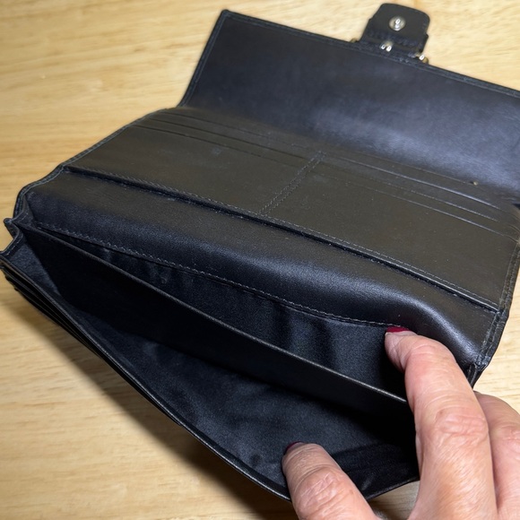 Coach Black and Gray Women's Wallet - Picture 5 of 6